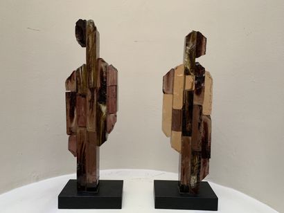 Josette RISPAL (1946-)
Personnages debout
Paire...