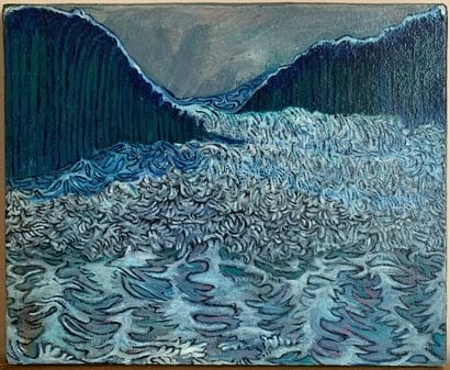 Renée SAINT HILLIER (1930-2006)
La vague
Huile...