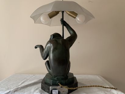 Max LE VERRIER (1891 - 1973).
Pluie ou Singe...