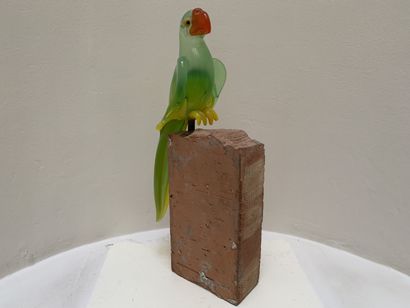 Ecole contemporaine
Perroquet
Sculpture en...