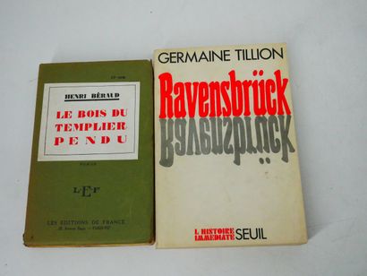 Lot :
- Germaine TILLON. 
Ravensbrück.
Seuil,...
