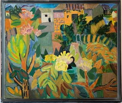 Armand MEFFRE (1929-2009)
Jardin devant le...