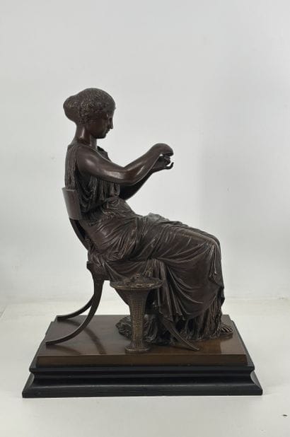 Jean Jules SALMSON (1823-1902)
La dévideuse,...