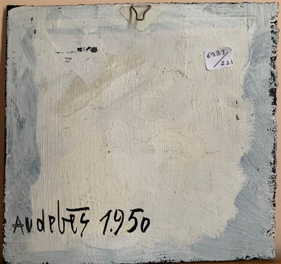 René AUDEBES (1922-1993)
Personnage jaune
Huile...