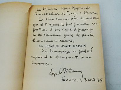 Lot :
- Edgard MILHAUD. 
La France avait...