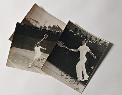 3 photographies signées des joueurs : H....