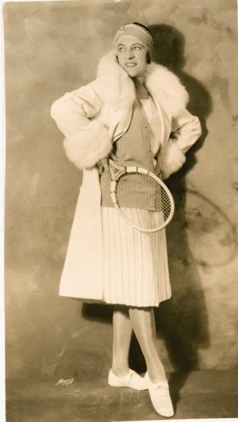 photographie de Suzanne Lenglen en 1926 en...