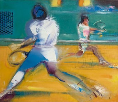 huile sur toile de Christian Jaureguy (1930...