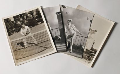 4 photographies : W.C. Fields années 30 20,5...