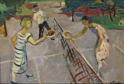 huile sur toile de Paul Strecker 