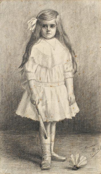 dessin au crayon de Henriette Miche 