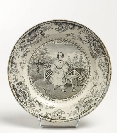 assiette fin 19ème de la série 