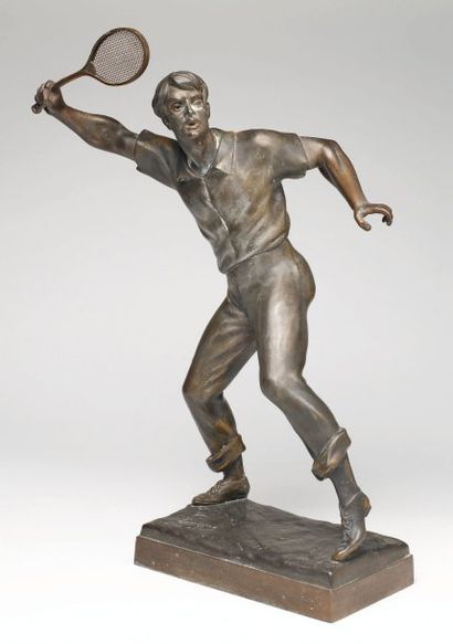 régule signé Lemoyne c.1910 haut. 50 cm SPELTER...