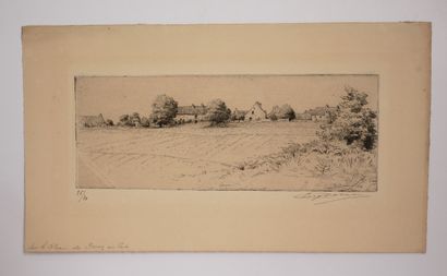 Eugène DELATRE (1864-1938)
- La passerelle
Eau-forte...
