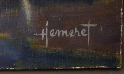 Claude HEMERET (1929-)
L'arrivée
Huile sur...