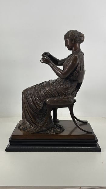 Jean Jules SALMSON (1823-1902)
La dévideuse,...