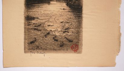 Félix OUDART (XIX-XXème s.)
Le nuage et les...