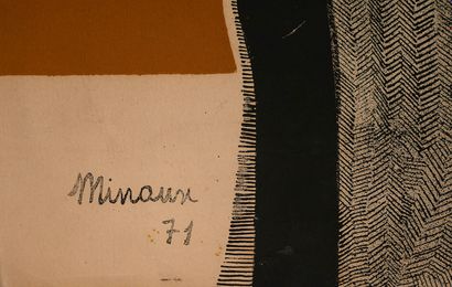 André MINAUX (1923-1986)
Jeune Femme. 
Lithographie...