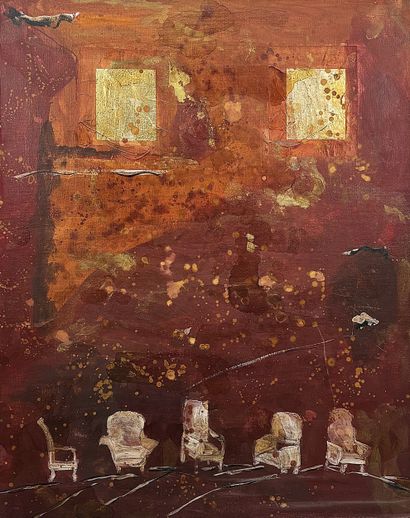 Lucienne G.
Bavardage 2
Huile sur toile avec...