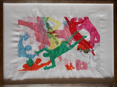 Eduardo KAC (1962-)
Interior telescope
Embroidery...