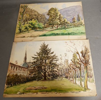 André BOUDREAUX (1881-1970)
Landscapes including...