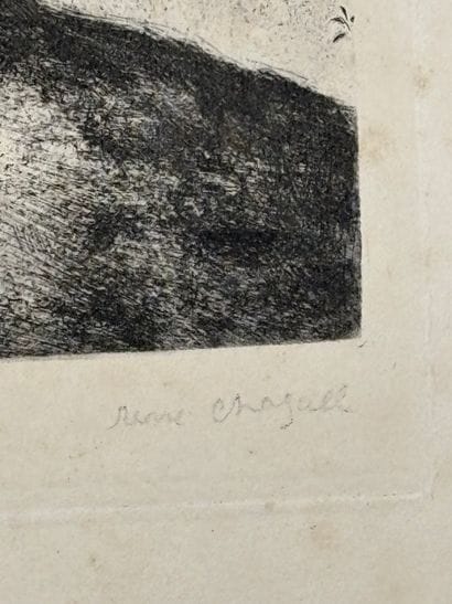 Lot :
- Marc CHAGALL (1887-1985)
L'échelle...