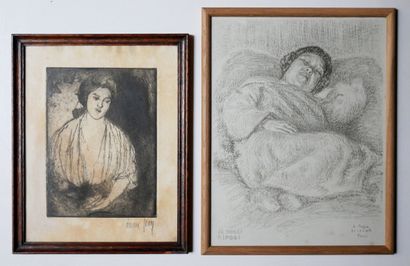 Lot :
- Edmond AMAN-JEAN (1860-1936)
Jeune...