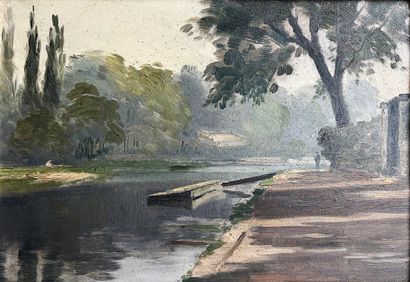 Nineteenth century school.
River bank
Two...