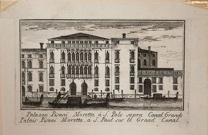 Lot de huit gravures anciennes dépareillées...