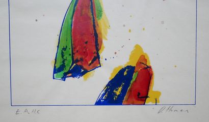 Daniel HUMAIR (1938-)
Composition
Two lithographs...