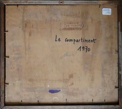 Michel BRON (1938-2010)
The compartment
Charcoal...