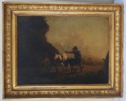 19th c. school.
Shepherd with his leading...