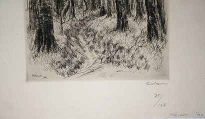 Jean FRELAUT (1879-1954)
Undergrowth, 1942
Etching...