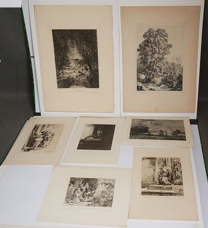 Lot :
- Charles DAUBIGNY (1817-1878)
Printemps
Estampe...