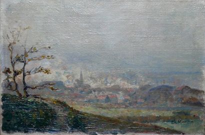 Ed MARTIN (20th c.)
Cityscape
Oil on canvas...