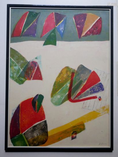 Daniel HUMAIR (1938-)
Composition
Two lithographs...