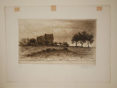 Eugène DELATRE (1864-1938)
- La Seine à la...