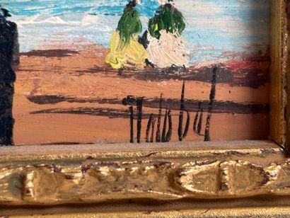 Contemporary school
Lively beachfront
Oil...