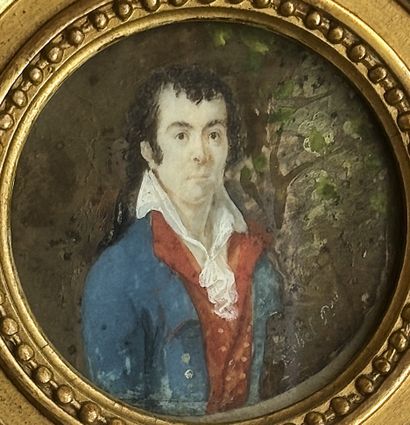 French school of the XIXth century 
Man in...