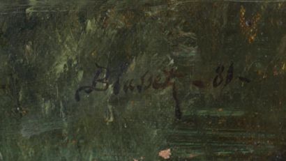 BOUSSET (XIXème s.)
La baignade
Huile sur...
