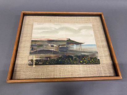 Manuel BALDEMOR (1947-) 
House in Binangonan,...