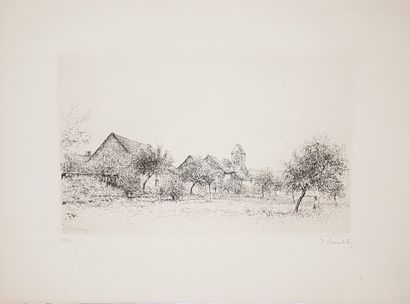 Jacques BEURDELEY (1874-1954)
- The orchard...