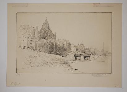 Eugène DELATRE (1864-1938)
- Le Tréport,...