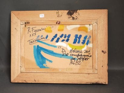 Robert FERRUZZI (1927-2010)
Barques sur la...
