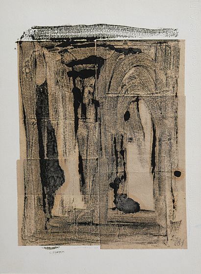 Eric JEUNEHOMME (1961-)
Untitled
- Monotype...