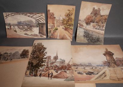 André BOUDREAUX (1881-1970)
Paris
Set of...