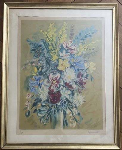 GOVAERTS
Bouquet de fleurs
Lithograph signed...
