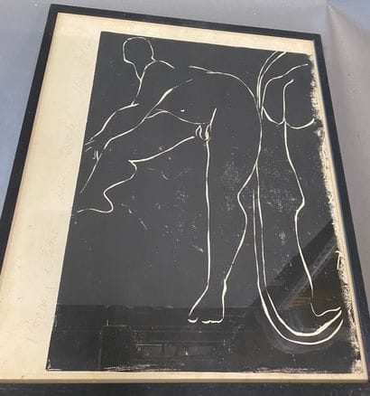 Ecole du XXe siècle 
Nu
Lithographie en noir,...