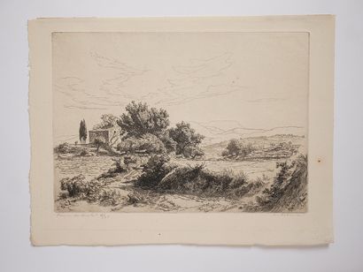 Maurice ACHENER (1881-1963)
- Le Planay
Eau-forte...