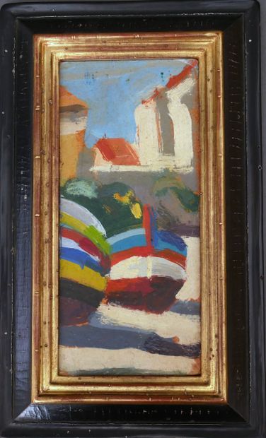 Robert FERRUZZI (1927-2010)
Barques sur la...